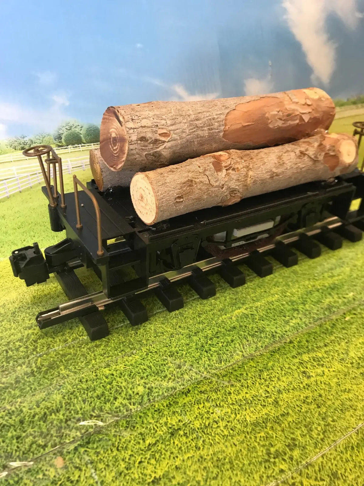 Bachmann Li'L Big Hauler Custom Brite-Block Track Cleaning Log Car My Store